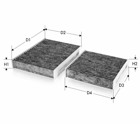 Filter, cabin air (CK10205C-2)