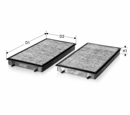 Filter, cabin air (CK8912C-2)