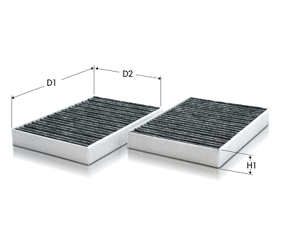 Filter, cabin air (CK1250C-2)