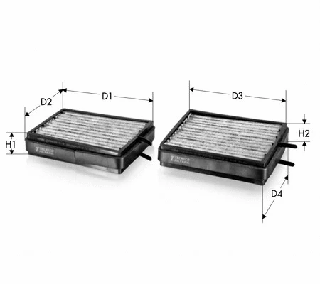 Filter, cabin air (CK9825C-2)