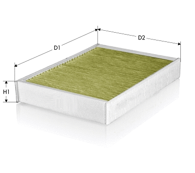 Filter, cabin air (CKA1272)