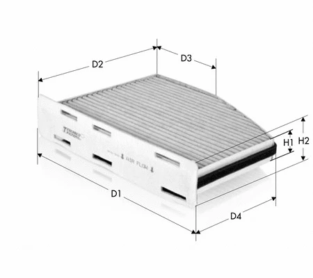 Filter, cabin air (CK9922C)