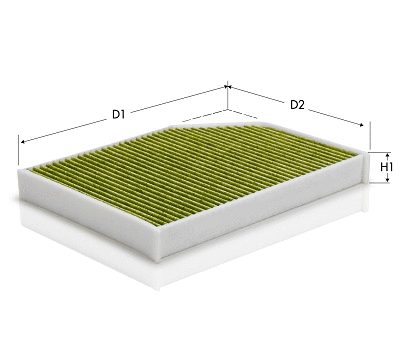 Filter, cabin air (CKA1258)