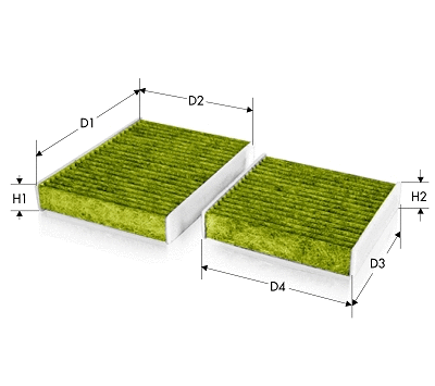 Filter, cabin air (CKA10205-2)
