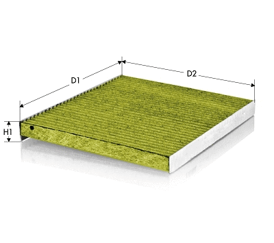 Filter, cabin air (CKA1629)
