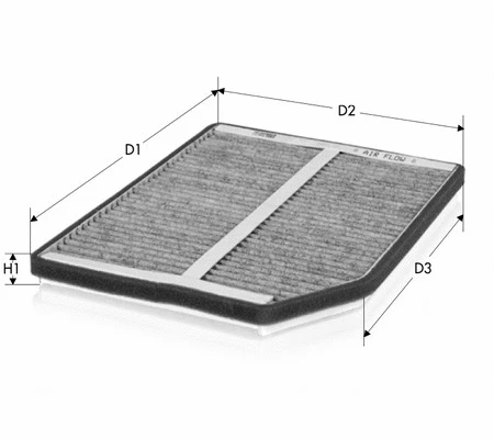 Filter, cabin air (CK5848C)