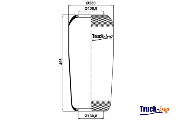 Bellow, air suspension (0291340)
