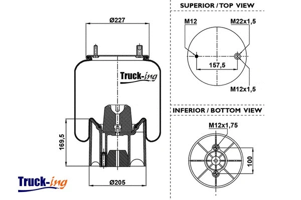 Bellow, air suspension (0293140)