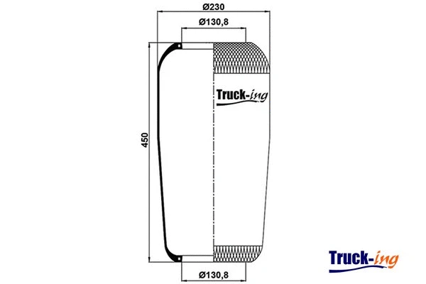 Bellow, air suspension (0291010)