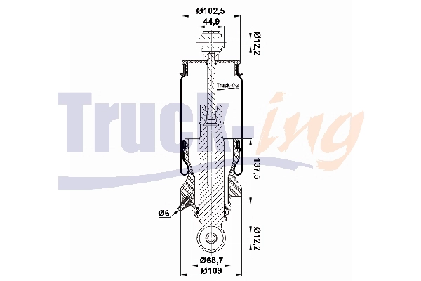 Shock Absorber, driver cab suspension (0194920)