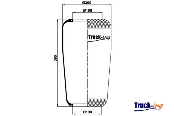 Bellow, air suspension (0291410)