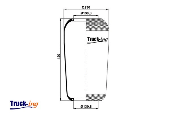 Bellow, air suspension (0291940)