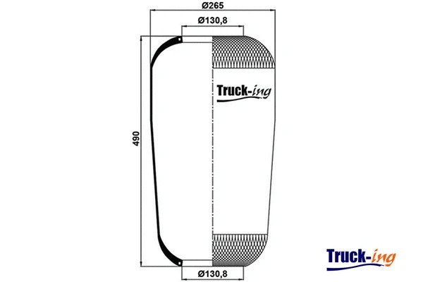 Bellow, air suspension (0291220)