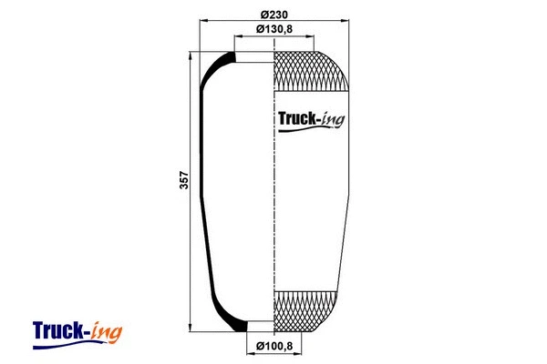 Bellow, air suspension (0291590)