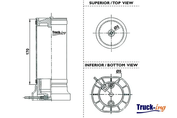 Bellow, driver cab suspension (0194690)