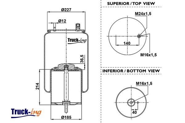 Bellow, air suspension (0293260)