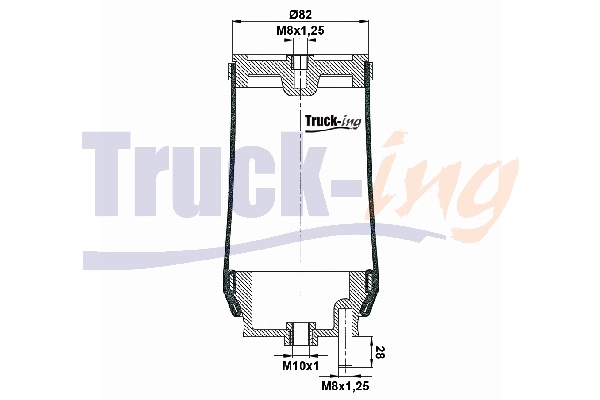 Bellow, driver cab suspension (0194210)