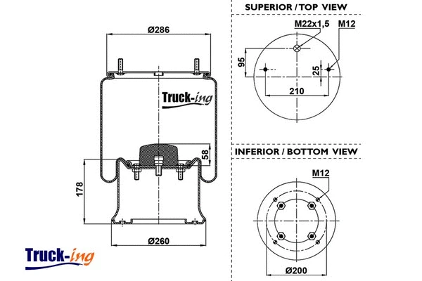 Bellow, air suspension (0293160)