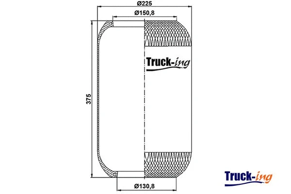 Bellow, air suspension (0291190)