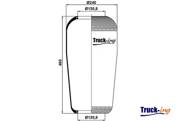 Bellow, air suspension (0291130)