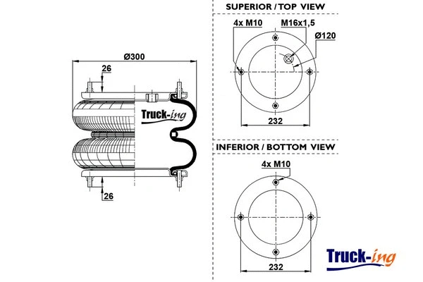 Bellow, air suspension (0194040)