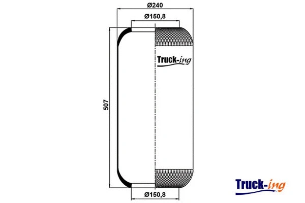 Bellow, air suspension (0291560)