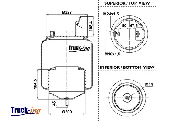 Bellow, air suspension (0293770)