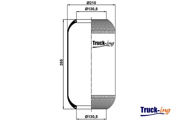 Bellow, air suspension (0291030)