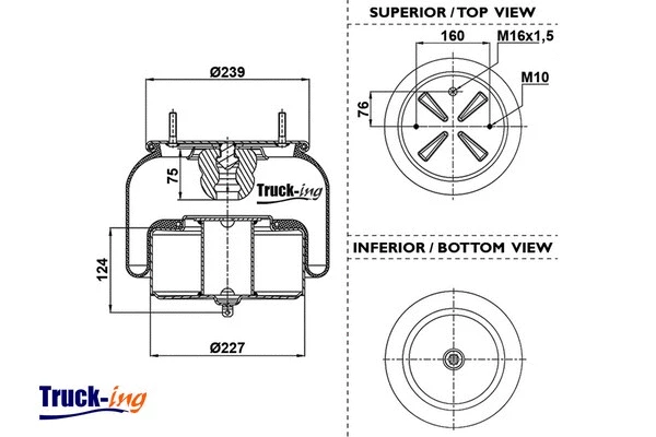 Bellow, air suspension (0293315)