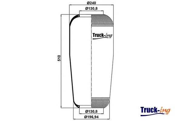 Bellow, air suspension (0291170)