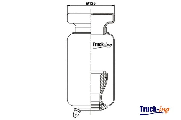 Bellow, driver cab suspension (0194170)