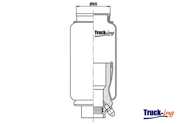 Bellow, driver cab suspension (0194180)