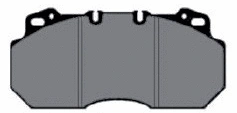 Brake Pad Set, disc brake (TFEKBP.090)