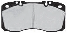 Brake Pad Set, disc brake (TFEKBP.122)