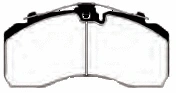 Brake Pad Set, disc brake (TFEKBP.253)