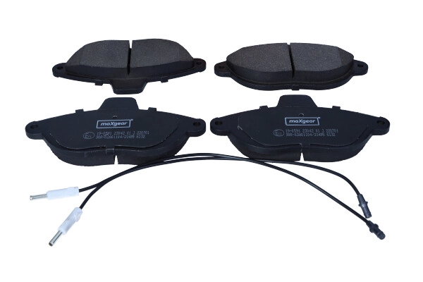 Brake Pad Set, disc brake (19-0591)