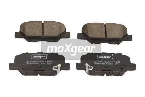 Brake Pad Set, disc brake (19-3043)