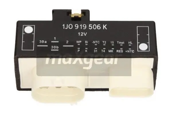 Relay, radiator fan overrun