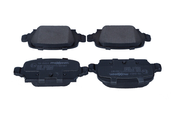 Brake Pad Set, disc brake (19-0451)