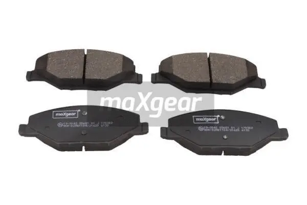 Brake Pad Set, disc brake (19-3042)