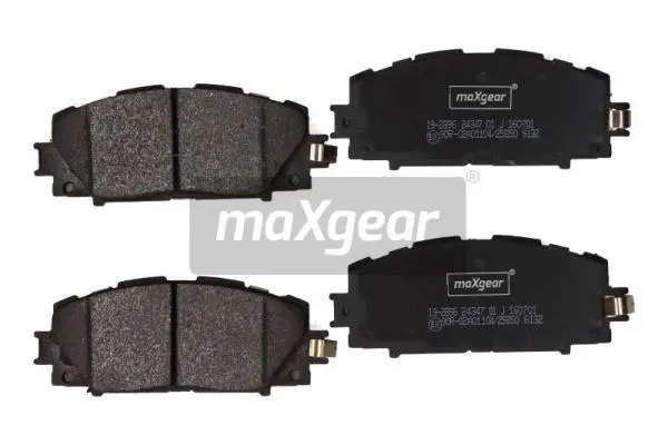 Brake Pad Set, disc brake (19-2896)