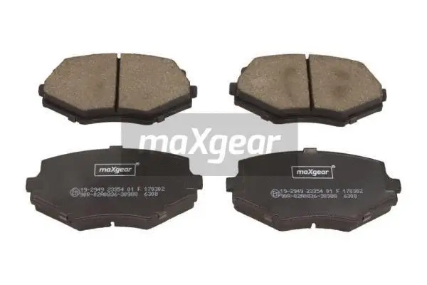 Brake Pad Set, disc brake (19-2949)