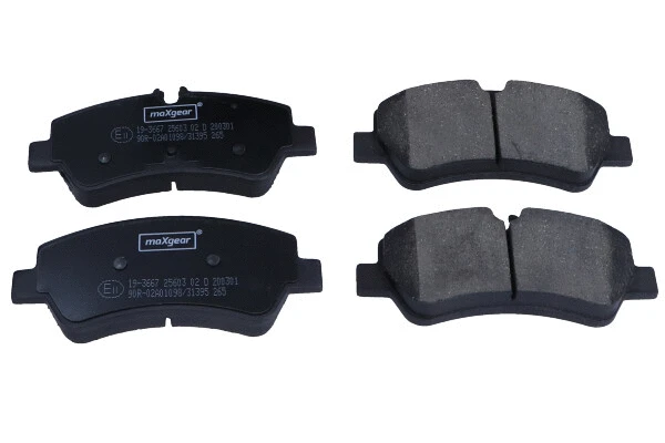 Brake Pad Set, disc brake (19-3667)
