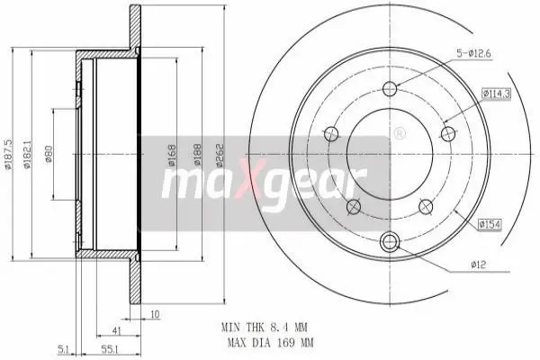 Brake Disc (19-2389)