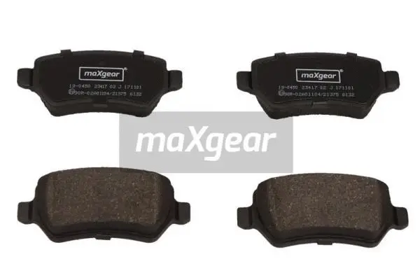 Brake Pad Set, disc brake (19-0450)