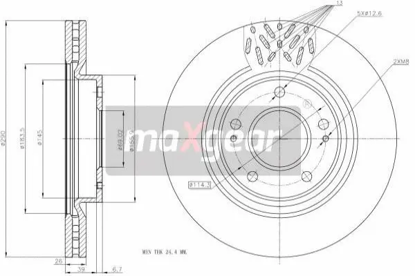 Brake Disc (19-2393)