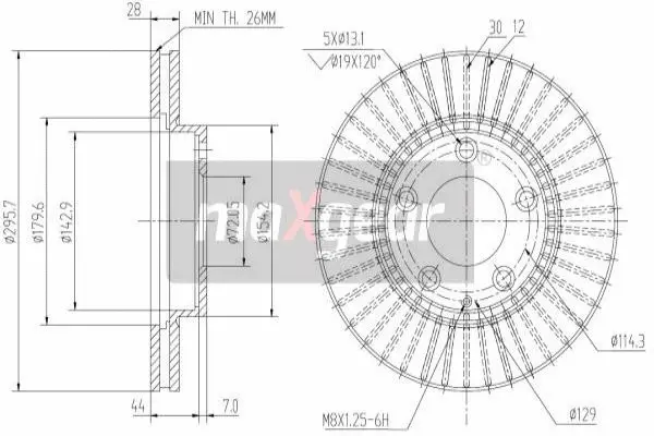 Brake Disc (19-2387)