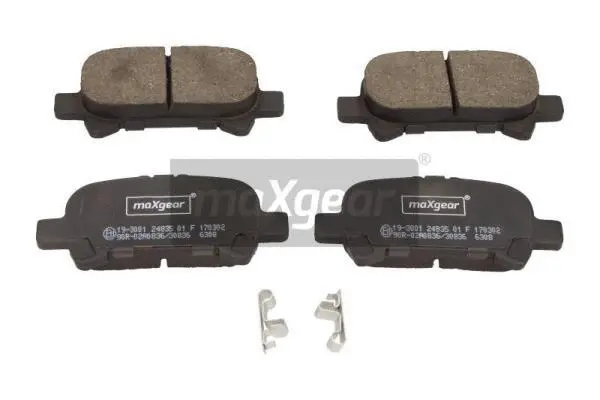 Brake Pad Set, disc brake (19-3001)