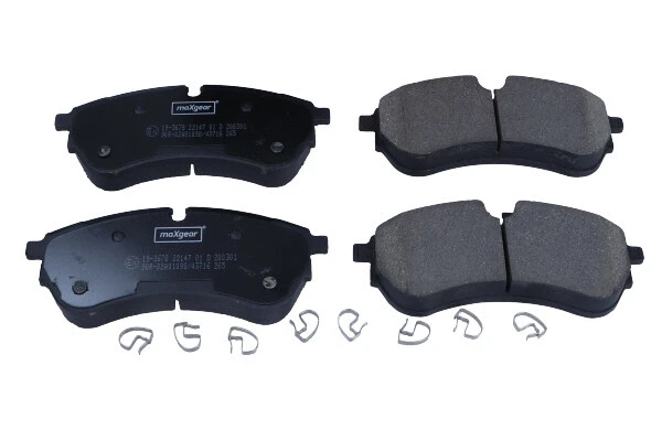 Brake Pad Set, disc brake (19-3678)