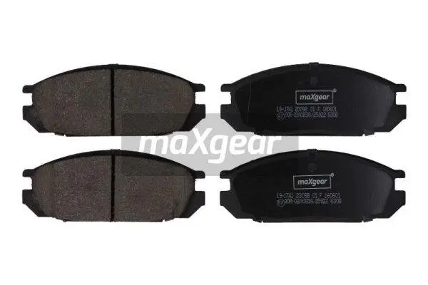 Brake Pad Set, disc brake (19-1741)